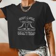 Kids Just A Girl Who Loves Skating Distressed Cute Girls Birthday Women Cropped T-shirt