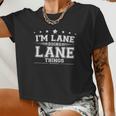 Im Lane Doing Lane Things Women Cropped T-shirt