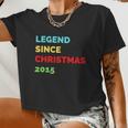 Legend Since Christmas 2015 Quote Birthday Women Cropped T-shirt