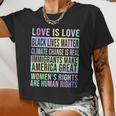 Love Is Love Black Lives Matter Tshirt Women Cropped T-shirt