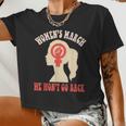 March We Won't Go Back Women's March October 8 2022 Women Cropped T-shirt