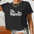 Mens The Dogfather Dachshund Shirt Father Women Cropped T-shirt