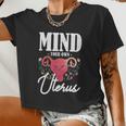 Mind Your Own Uterus Pro Choice V2 Women Cropped T-shirt