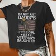 Im Not Just Daddys Little Girl Im A Veterans Daughter 59 Women Cropped T-shirt