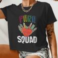 Paraprofessional Squad Para Squad Special Ed Teacher Great Women Cropped T-shirt
