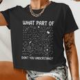 What Part Of Don't You Understand V2 Women Cropped T-shirt