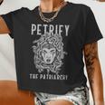 Petrify The Patriarchy Feminism Feminist Women's Rights Petrify The Patriarchy Feminism Feminist Women's Rights Women Cropped T-shirt