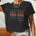 Pro Roe Vintage Est 1973 Roe V Wade Women Cropped T-shirt