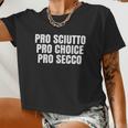 Pro Sciutto Pro Choice Pro Secco Women Cropped T-shirt