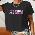 Pro Woman Pro Choice Feminist Women Cropped T-shirt