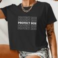 Protect Roe V Wade Pro Choice Feminist Reproductive Rights V2 Women Cropped T-shirt