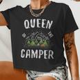 Queen Of The Camper Camping Women Cropped T-shirt
