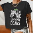 Queen Of The Green Beans Women Cropped T-shirt