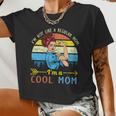 Retro Cool Mom Tshirt Women Cropped T-shirt