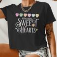 Second Grade Teacher Valentines Class Full For Sweethearts Women Cropped T-shirt