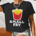 Small Fry Cute French Fry Toddler For Boys & Girls Women Cropped T-shirt