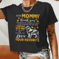 Tibetan Terrier Dear Mommy Thank You For Being My Mommy 2 Women Cropped T-shirt