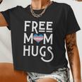 Transgender Heart Free Mom Hugs Cool Women Cropped T-shirt