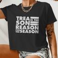 Treason Is The Reason For The Season Plus Size Custom Shirt For Men And Women Women Cropped T-shirt