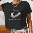 Vote We're Ruthless Defend Roe Vs Wade Women Cropped T-shirt