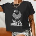 Vote We're Ruthless Defend Roe Vs Wade Women Cropped T-shirt