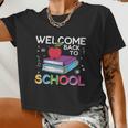 Welcome Back To School 1St Day 100 Days Of School Women Cropped T-shirt