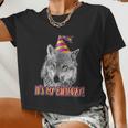 Wolf Birthday Themed Party Wolves Theme Girl Wolf Lover Women Cropped T-shirt