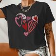 Womens Valentine Women Cropped T-shirt