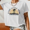 Every Little Thing Is Gonna Be Alright Jamaica Womens Women Cropped T-shirt