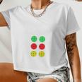 Pickleball Check Out My Six Pack Women Cropped T-shirt