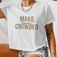 Make Heaven Crow Ded Leopard God Faith Christian Kid Women Cropped T-shirt