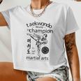 Taekwondo World V2 Women Cropped T-shirt