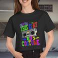 This Is My 80S Costume 80S Party Women Cropped T-shirt