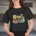 8Th Grade Here I Come 1St Day Of School Premium Plus Size Shirt For Teacher Kids Women Cropped T-shirt