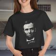 Abraham Lincoln History Teacher Women Cropped T-shirt