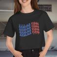 America Vibes 4Th Of July Women Cropped T-shirt