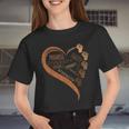 Black History Fists Diversity Equity Melanin African Women Women Cropped T-shirt