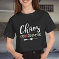 Chaos Coordinator For A Mischief Ager Women Cropped T-shirt