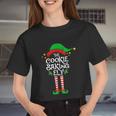 The Cookie Baking Elf Christmas Family Matching Group Women Cropped T-shirt