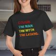 Cousin The Man The Myth The Legend Women Cropped T-shirt