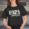 DadasaurusRex Dinosaur Dada Saurus Mother's Family Women Cropped T-shirt