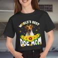 Dog Jack Russell Worlds Best Jack Russell Terrier Dog Mom Women Cropped T-shirt