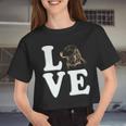 Dog Love Golden Retriever For Men And Women Women Cropped T-shirt