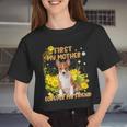 First My Mother Forever My Friend Dog Mom V2 Women Cropped T-shirt