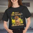 First My Mother Forever My Friend Dog Mom V3 Women Cropped T-shirt