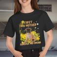 First My Mother Forever My Friend Dog Mom V4 Women Cropped T-shirt