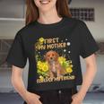 First My Mother Forever My Friend Dog Mom V5 Women Cropped T-shirt