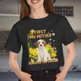 First My Mother Forever My Friend Dog Mom V7 Women Cropped T-shirt