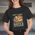 4Th Of July American Drinking Women Cropped T-shirt