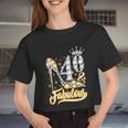 40 Fabulous 40 Years 40Th Birthday Diamond Crown Shoes V2 Women Cropped T-shirt